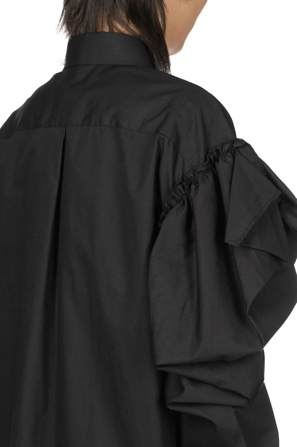 Discount Comme Des Garcons TAO Cotton Board Blouse - Black
