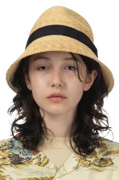 New Cableami Cotton Braid Bucket Hat - Beige