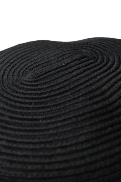 Sale Cableami Cotton Braid Cloche - Black