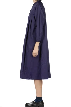 Hot Nachukara Cotton Broadcloth Tuck Dress - Purple