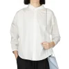 Outlet Nachukara Cotton Broadcloth 2-Way Blouse - White