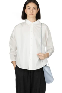 Outlet Nachukara Cotton Broadcloth 2-Way Blouse - White