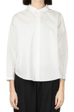 Outlet Nachukara Cotton Broadcloth 2-Way Blouse - White