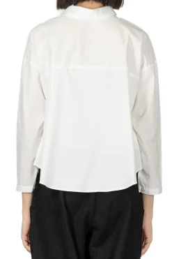 Outlet Nachukara Cotton Broadcloth 2-Way Blouse - White