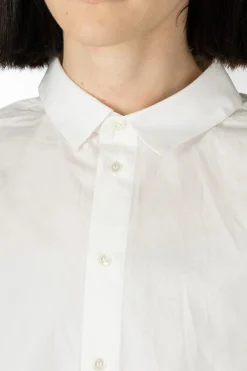 Outlet Nachukara Cotton Broadcloth 2-Way Blouse - White