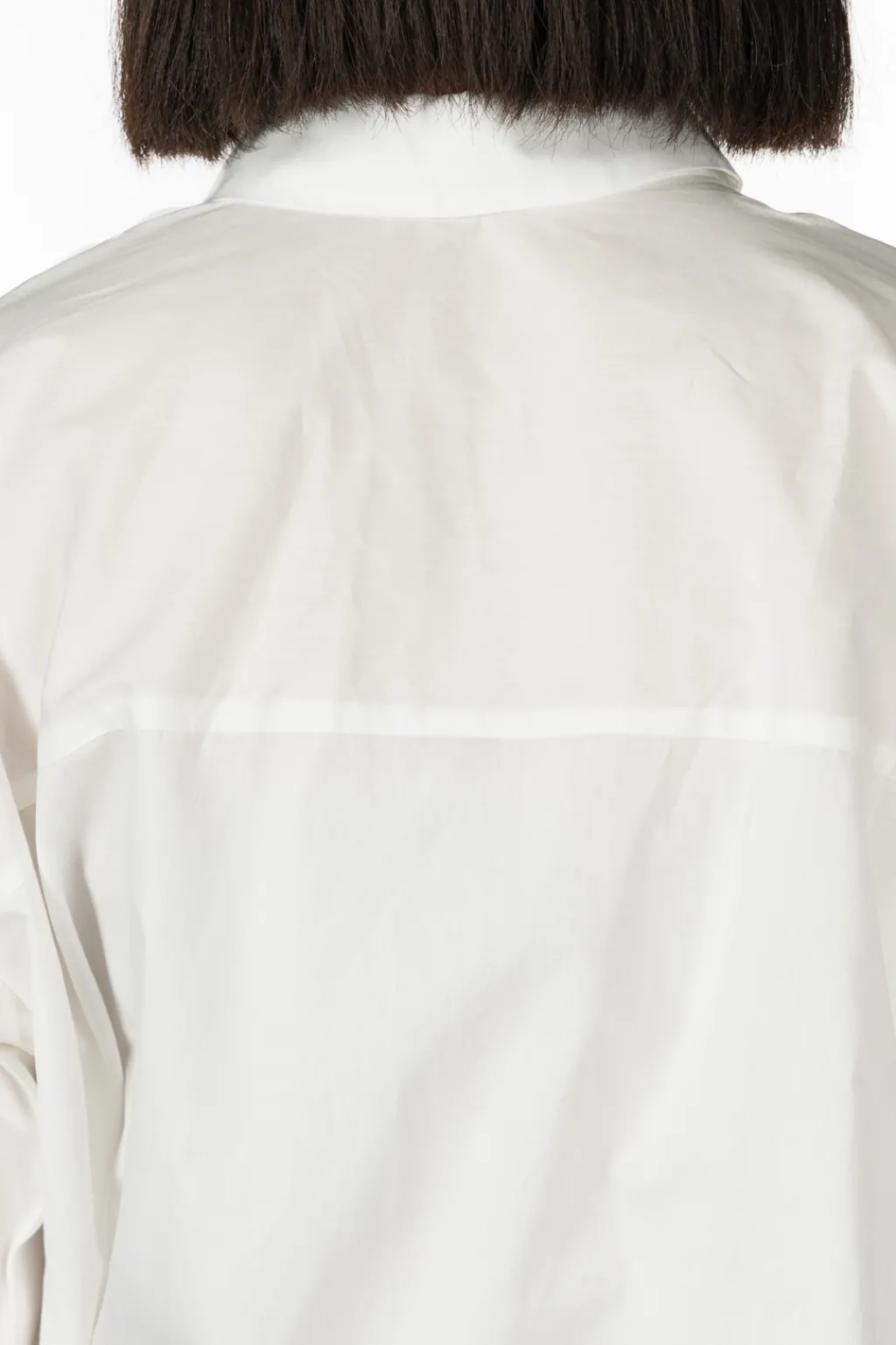 Outlet Nachukara Cotton Broadcloth 2-Way Blouse - White