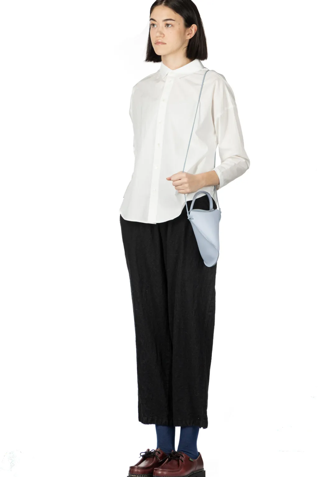 Outlet Nachukara Cotton Broadcloth 2-Way Blouse - White