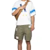 Clearance Kapital Cotton Burberry Remake Shorts Men's - Khaki