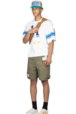 Clearance Kapital Cotton Burberry Remake Shorts Men's - Khaki