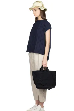 Clearance Comme Des Garcons TAO Cotton Canvas Bag - Black
