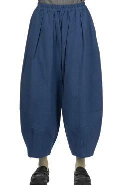 Outlet Nachukara Cotton Cocoon Pants - Blue