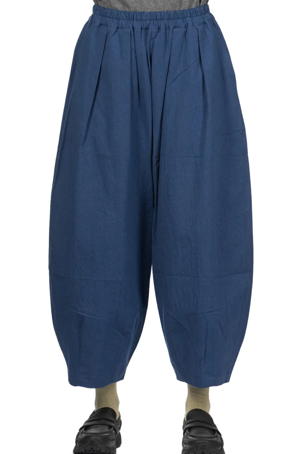 Outlet Nachukara Cotton Cocoon Pants - Blue