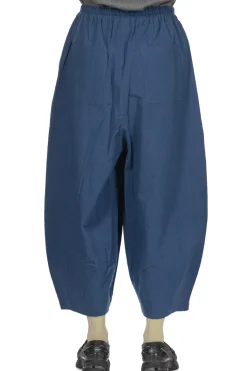 Outlet Nachukara Cotton Cocoon Pants - Blue