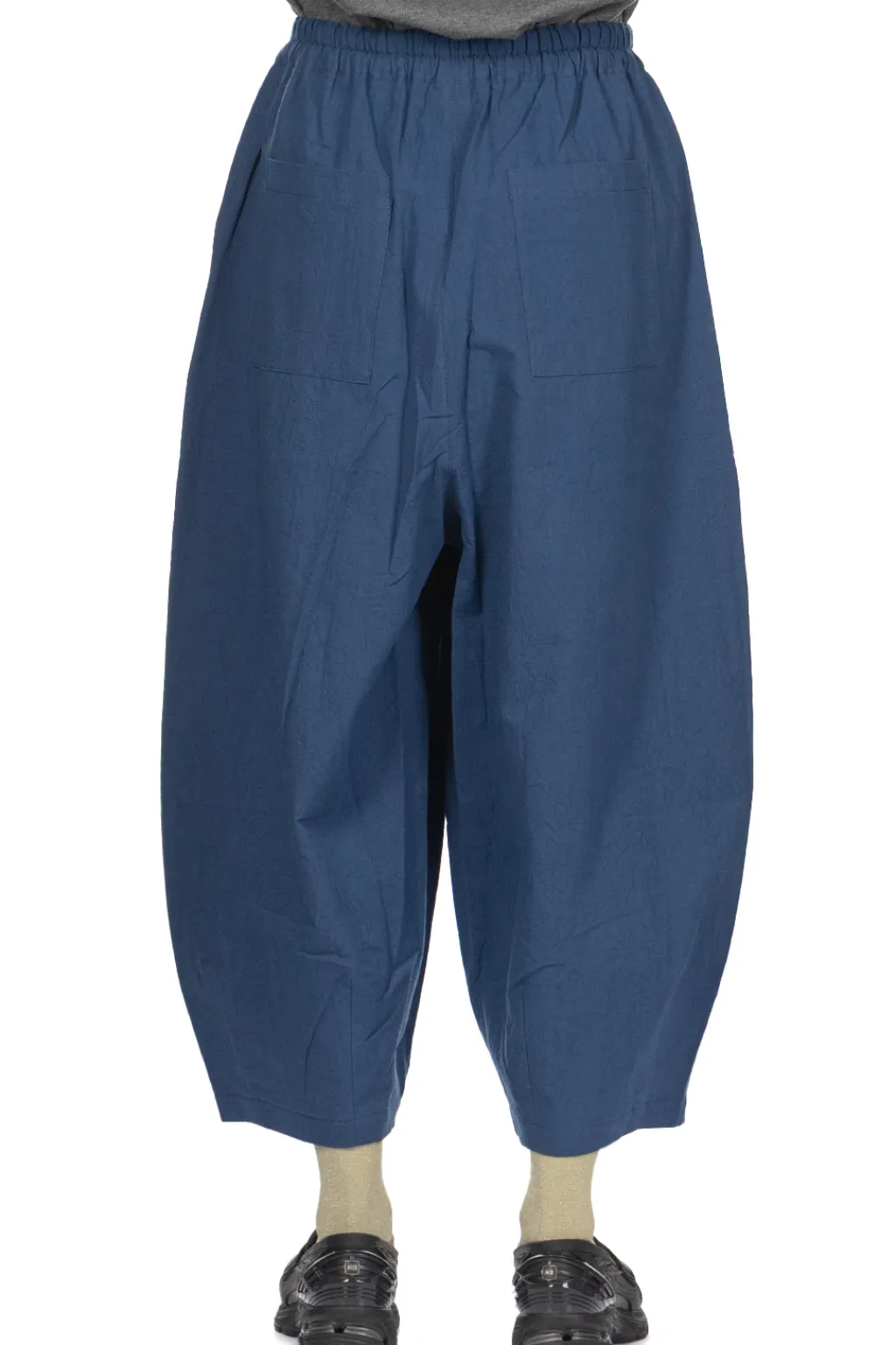 Outlet Nachukara Cotton Cocoon Pants - Blue