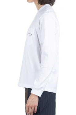 Online Comme Des Garcons Homme Cotton Jersey LS T-Shirt - White