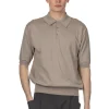 Discount Kaptain Sunshine Cotton Knit Poloshirt - Taupe