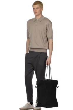 Discount Kaptain Sunshine Cotton Knit Poloshirt - Taupe