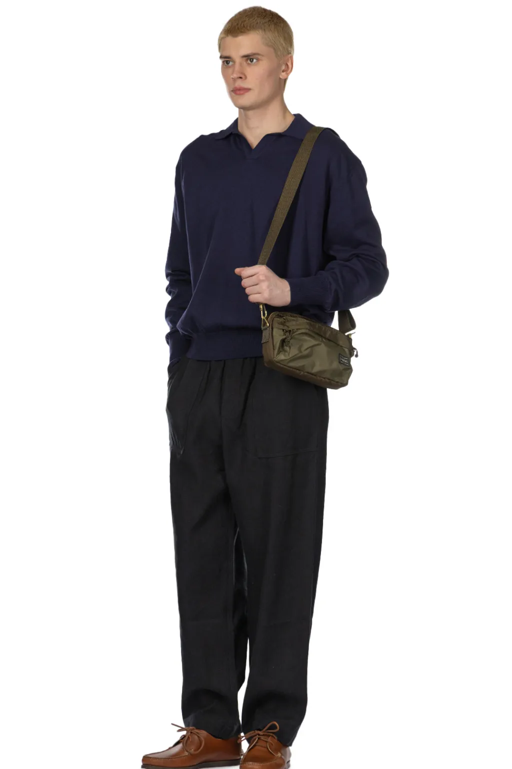 Fashion Kaptain Sunshine Cotton Knit Skipper Shirt