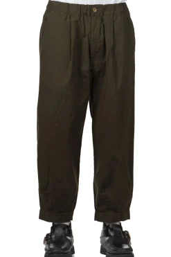 Clearance Tigre Brocante Cotton Lamie Samurai Pants - Khaki
