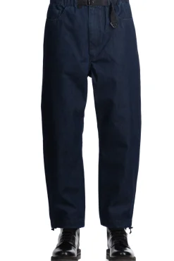 New Comme Des Garcons Homme Cotton Laminated Garment Treated Pants in Black