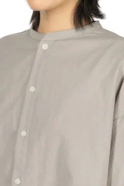 Clearance NARU Cotton Lawn Round Shirt - Grey