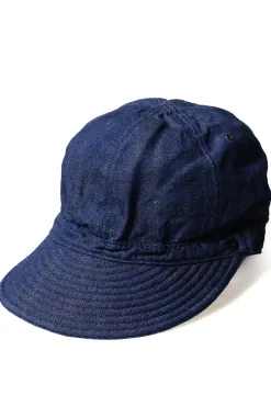 Sale Decho Cotton Linen Kome Cap - Indigo