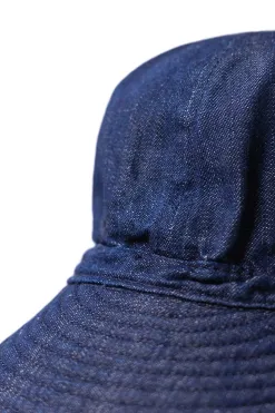 Sale Decho Cotton Linen Kome Cap - Indigo