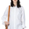 Online Comme Des Garcons Comme Des Garcons Cotton Long Shirt - White