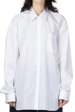 Online Comme Des Garcons Comme Des Garcons Cotton Long Shirt - White