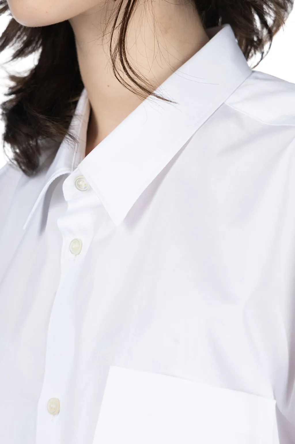 Online Comme Des Garcons Comme Des Garcons Cotton Long Shirt - White