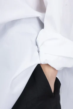 Online Comme Des Garcons Comme Des Garcons Cotton Long Shirt - White