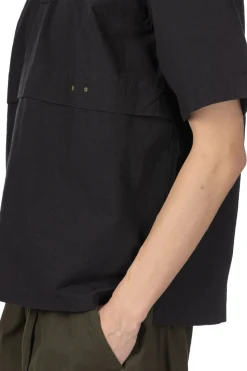 Outlet Tigre Brocante Cotton Nylon Work Polo Shirt - Black