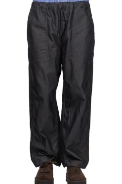 New Junya Watanabe MAN Cotton Polyester Denim x Cotton Linen Twill Pants - Navy
