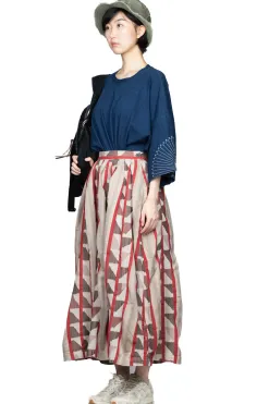 Online Kapital Cotton Pueblo Stripe HARVEST Skirt