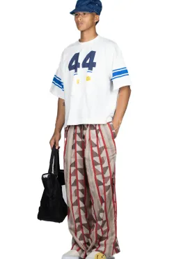 Outlet Kapital Cotton Pueblo Stripe RUDE Buggy Pants