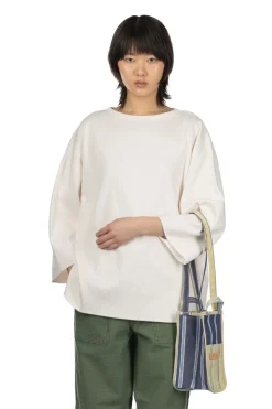 Online YLEVE Cotton Rib Pullover Big - White