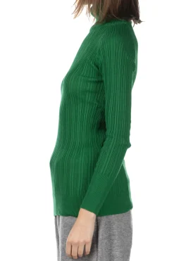 Online NARU Cotton Rib Turtle Neck - Green