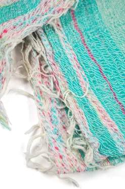 Best Tamaki Niime Cotton Scarf - Small - Green