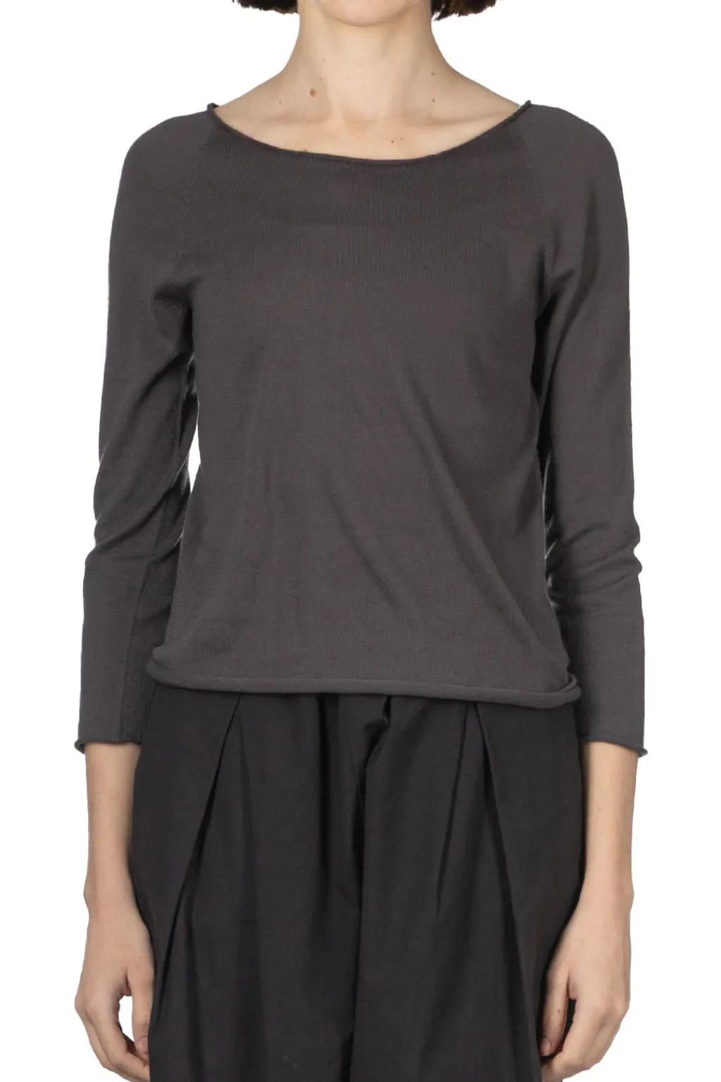 Clearance Evam Eva Cotton Silk Pullover - Sumi