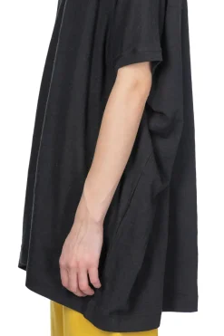 Fashion A+Koloni Cotton Tunic - Black