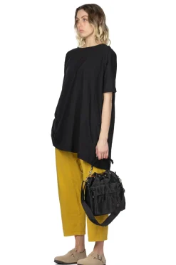 Fashion A+Koloni Cotton Tunic - Black