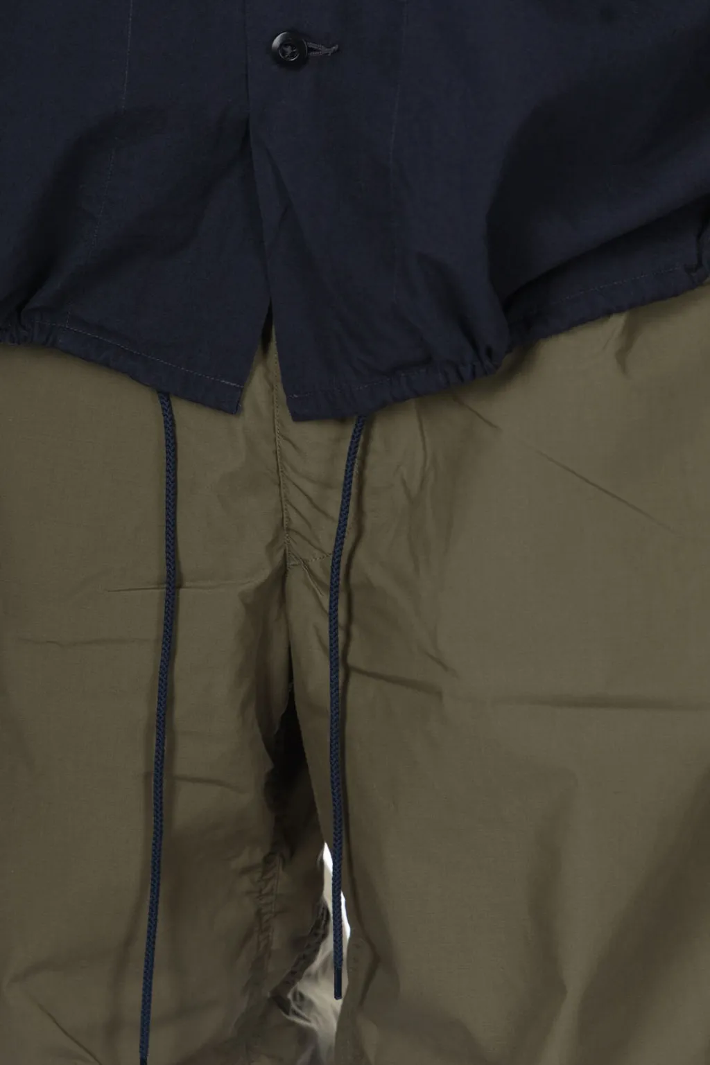 Hot Nanamica Cotton Wool Deck Shirt - Dark Navy