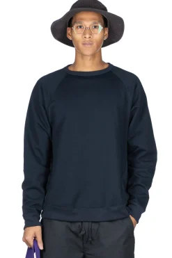 Best Nanamica Crew Neck Sweatshirt - Dark Navy