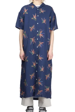 Best Nanamica Cupra Hemp Shirt Dress - Navy