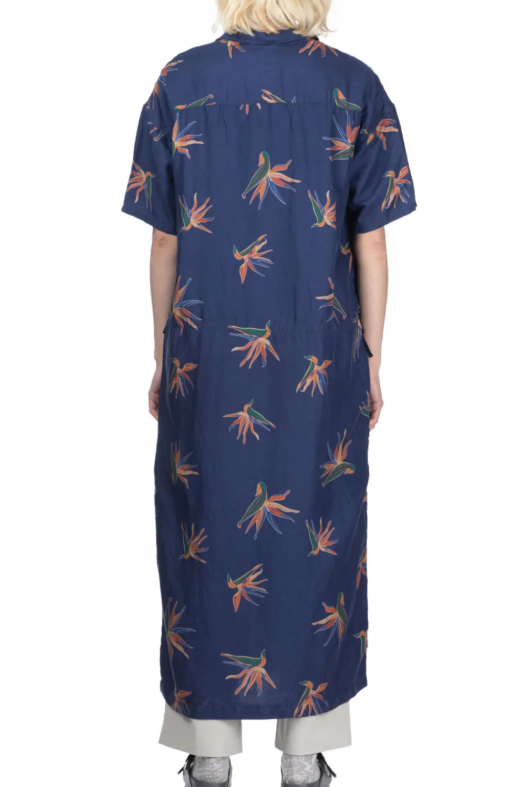 Best Nanamica Cupra Hemp Shirt Dress - Navy