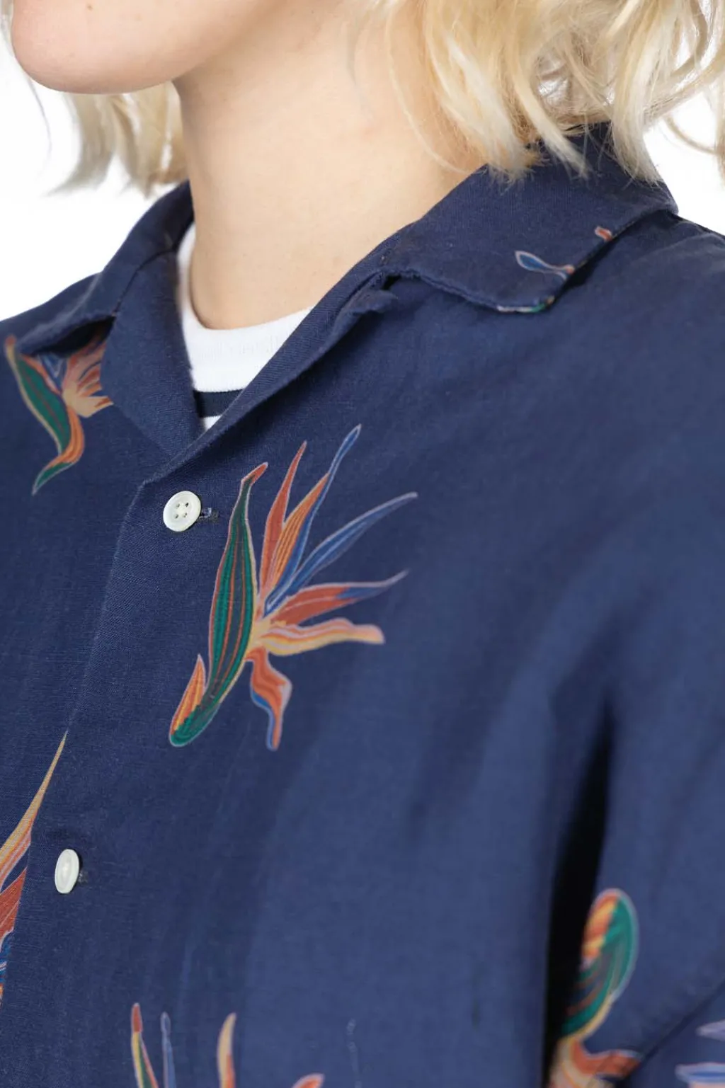 Best Nanamica Cupra Hemp Shirt Dress - Navy