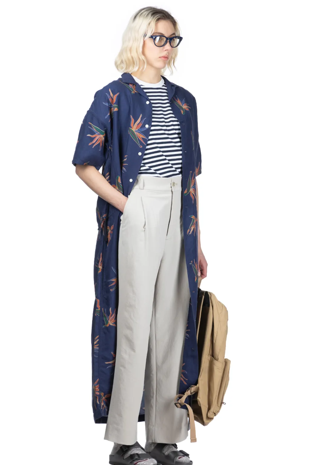 Best Nanamica Cupra Hemp Shirt Dress - Navy