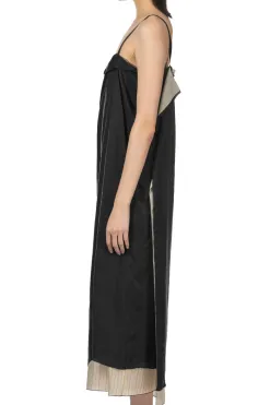 Sale YLEVE Cupra Twill One Piece Dress - Black
