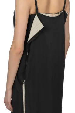 Sale YLEVE Cupra Twill One Piece Dress - Black