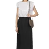 Fashion YLEVE Cupra Twill Skirt - Black